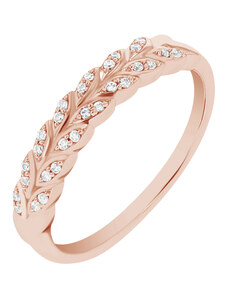 Eppi Eternity-Ring mit diamantenen Blättern Aizah