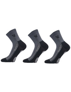 3PACK Socken VoXX dunkelgrau (Barefootan-darkgrey) S