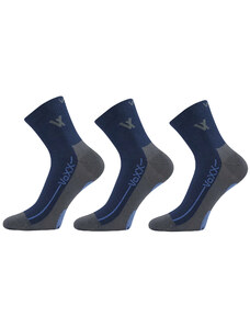 3PACK Socken VoXX dunkelblau (Barefootan-darkblue) L
