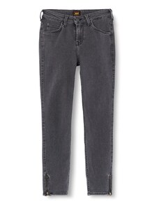 Lee Damen Scarlett High Zip Jeans, Washed Ava, 26W / 33L EU