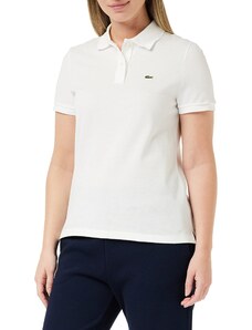 Lacoste Damen Poloshirt Pf7839,Weiß (White 001),48 (Herstellergröße: 50)