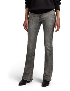 G-STAR RAW Damen 3301 Flare Jeans, Grau (faded carbon D21290-C909-C762), 30W / 32L