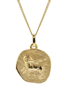 trendor Halskette mit Sternzeichen Widder Gold 333/8K Ø 16 mm 41920-04-40, 40 cm