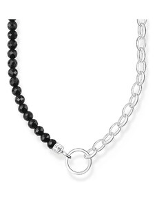 Thomas Sabo Damen-Halskette für Charms Silber und Onyx KE2188-130-11-L45v