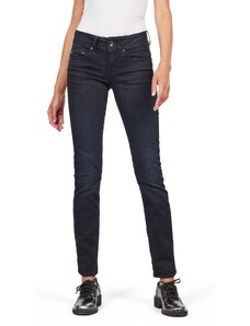 G-STAR RAW Damen Midge Saddle Straight Jeans, Blau (dk aged D07145-8971-89), 23W / 36L