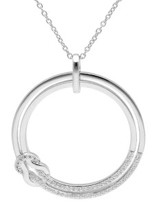 trendor Damen-Halskette Silber mit Zirkonia 15149