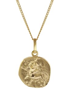 trendor Kinder-Halskette mit Sternzeichen Schütze 333/8K Gold 15022-12-38, 38 cm