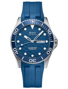 Mido Automatik Herren-Taucheruhr Ocean Star 200C Blau M042.430.17.041.00