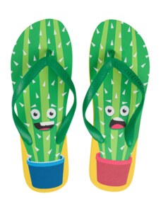 Dedoles Lustige Flip-Flops Lustiger Kaktus