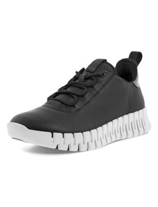 Ecco Damen Gruuv W Black Light Grey Sneaker, 38 EU