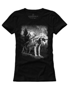 T-shirt für Damen UNDERWORLD Wolf in mountains