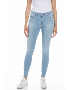 Replay Damen Jeans Luzien Skinny-Fit mit Power Stretch, Light Blue 010 (Blau), 28W / 30L