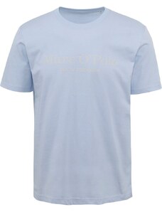 Marc O'Polo T-Shirt Logo Hellblau