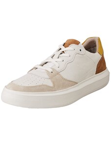 Geox U DEIVEN Sneaker, White/Biscuit, 39 EU