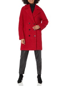 Desigual Women's CHAQ_London, 3007 Burgundy Overcoat, Red, XXL