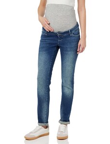 MAMALICIOUS MAMA.LICIOUS Damen MLAKOSTA Destroyed Slim Jeans Jeanshose, Medium Blue Denim, 30/32