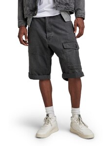 G-STAR RAW Herren Bearing Cargo Shorts, Schwarz (worn in blade D21475-D304-D909), 32