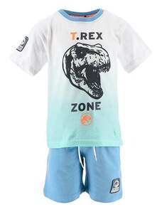 Jurassic World 2tlg. Outfit "T-Rex" in Blau | Größe 98