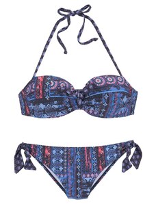 s.Oliver RED LABEL Beachwear LM Damen Medley Bikini-Set, Marine Bedruckt, 42 C