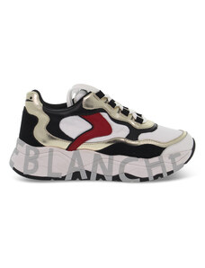 Sneaker Voile Blanche CLUB107 aus Leder Weiß