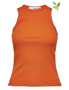 SELECTED FEMME Top "Anna" in Orange | Größe XL