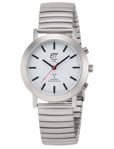 ETT Eco Tech Time Funk-Solar Damenuhr Station Watch mit Zugband ELS-11584-11M