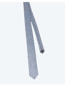 CANALI Linen tie with micro designs