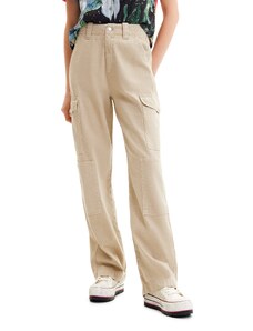 Desigual Women's SEDAL 1008 Casual Pants, White, 38