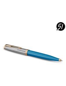 Kugelschreiber PARKER 51 'Premium Turquoise' GT.