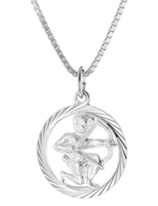 trendor Schütze Sternzeichen Halskette Silber 925 15360-12-40, 40 cm