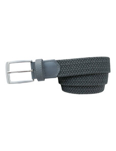 Alberto Gurtel Basic Braided Belt 110 grey Panske