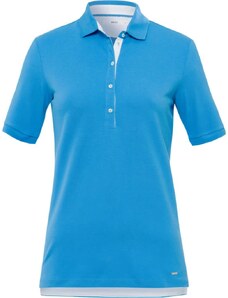 BRAX Damen Style Cleo Pique Polo SOLID Poloshirt aus Baumwolle Polohemd, SANTORIN, 36