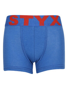 Kinder Klassische Boxershorts Styx sportlich elastisch blau (GJ967) 6–8 Jahre