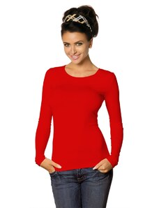BABELL Damen T-Shirts Manati long red