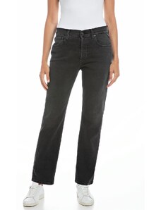 Replay Damen Jeans Maijke Straight-Fit, Black 098-1 (Schwarz), 26W / 30L