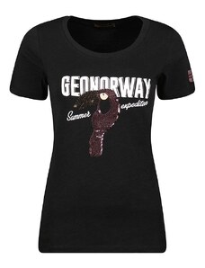 Geographical Norway Shirt "Jeverything" in Schwarz | Größe L