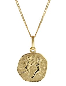trendor Kinder-Halskette mit Sternzeichen Zwilling 333/8K Gold 15022-06-38, 38 cm