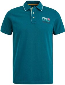 PME Legend PE Legend Piqué Poloshirt Logo Blau