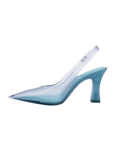 melissa Damen Slingback Heel + Larroude Abgestanzt, blau, 35/35.5 EU Schmal