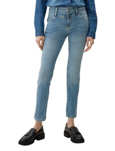 s.Oliver Damen Jeans-hose 7/8, Jeans Hose 7 8 Betsy Slim Fit, Blau, 48 EU