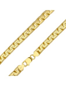 trendor Halskette für Damen und Herren 925 Silber Vergoldet 15626-45, 45 cm