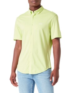 BOSS Herren Biadia_r Shirt, Bright Green325, M