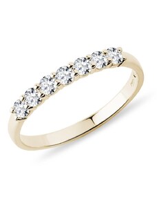 Wunderschöner Diamantring aus Gelbgold KLENOTA K0558013