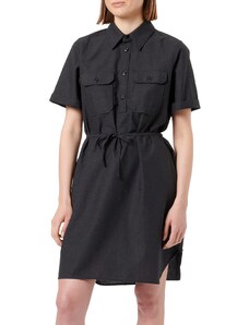 G-STAR RAW Damen Millery Pockets Kleid, Mehrfarben (dk black/cloack D22858-D123-D568), L