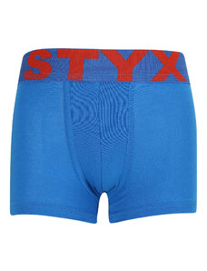 Kinder Klassische Boxershorts Styx sportlich elastisch blau (GJ1167) 6–8 Jahre