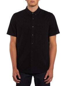 Volcom Herren Everett Oxford Modern Fit Kurzarm Hemd mit Button-Down-Kragen, New Black, XL