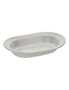 Staub Keramik Ovalteller 25 cm, weißer Trüffel, 40508-030
