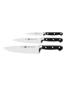 Zwilling Professional "S" Set mit 3 Messern, Kochmesser, Aufschnittmesser und Spieß, 35602-000
