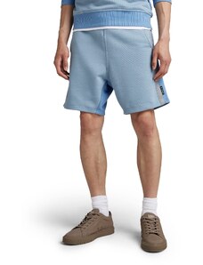 G-STAR RAW Herren Tape Color Block Sweat Shorts, Mehrfarben (lake/deep wave D22782-C988-D837), XL