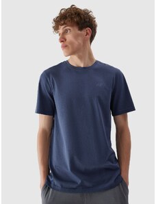 4F Unifarbenes T-Shirt, Regular Fit, für Herren - L